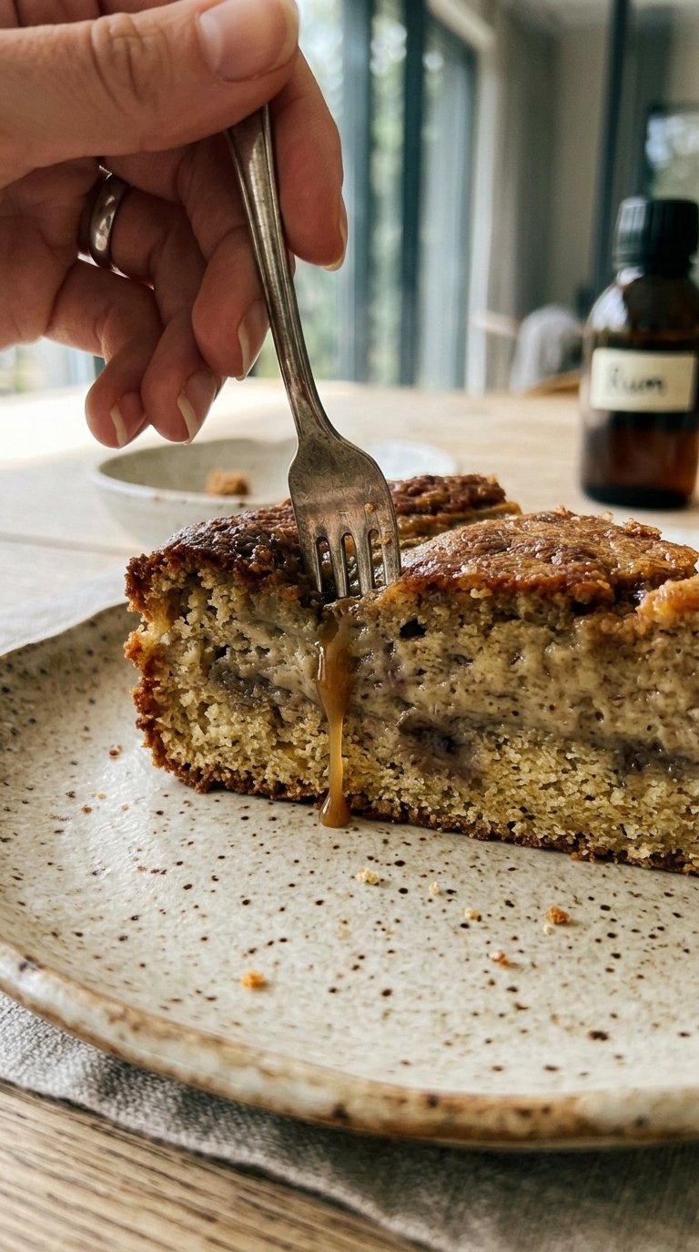 Banana Custard Cake