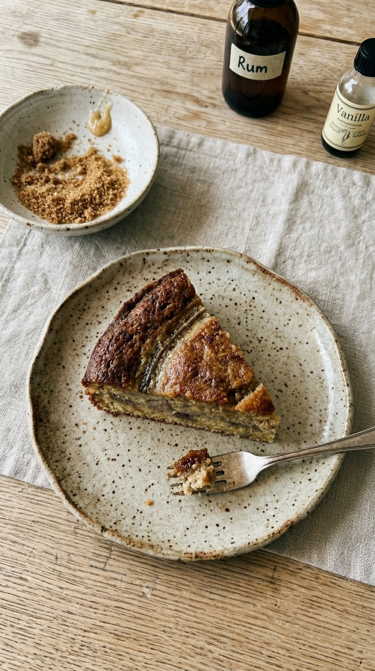 Banana Custard Cake