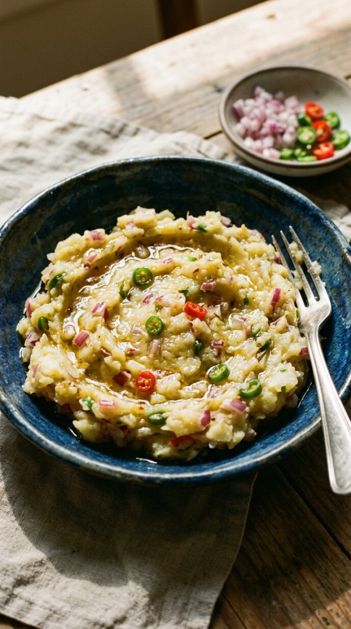 What Is Aloo Bhaate? Bengali Mashed Potatoes Recipe