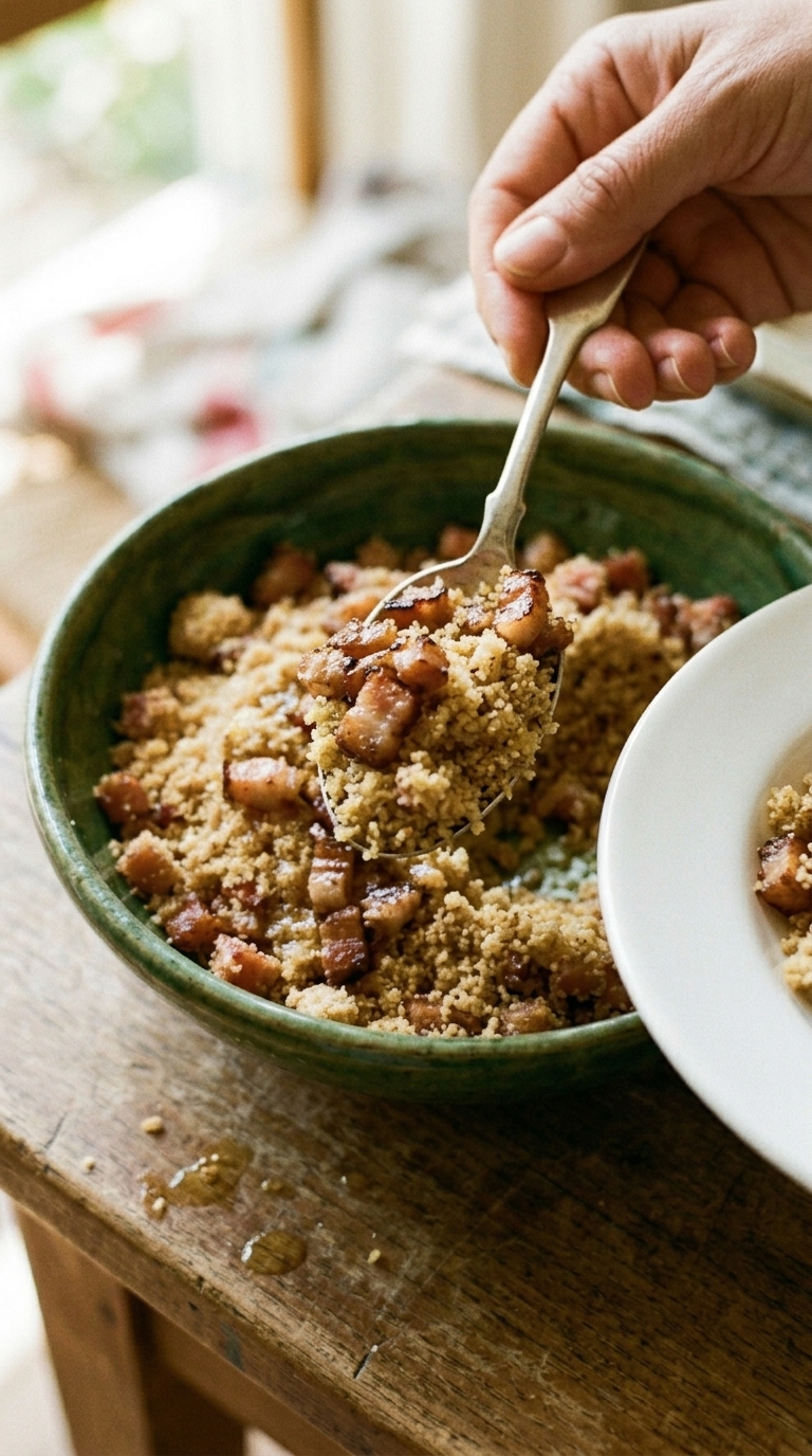 faorfa with bacon
