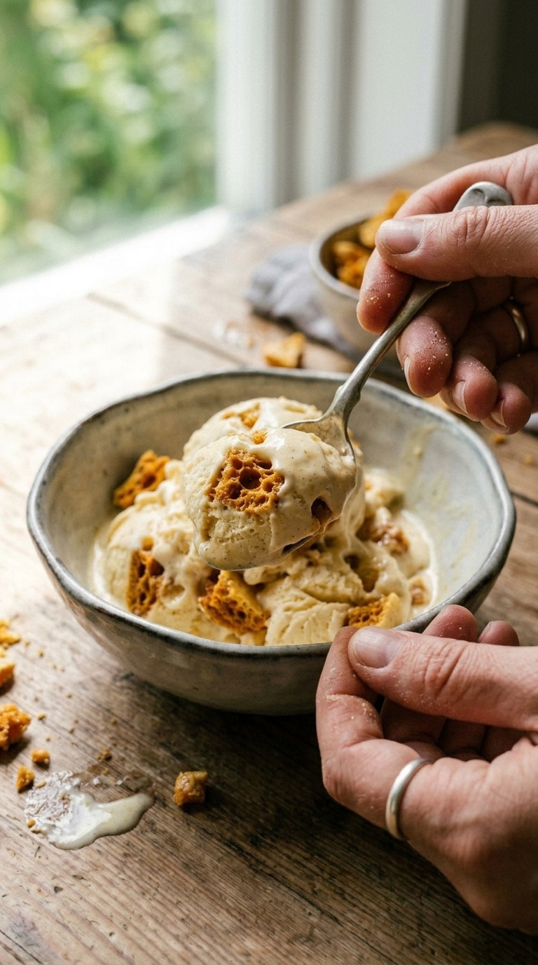 Hokey Pokey Honeycomb Ice Cream