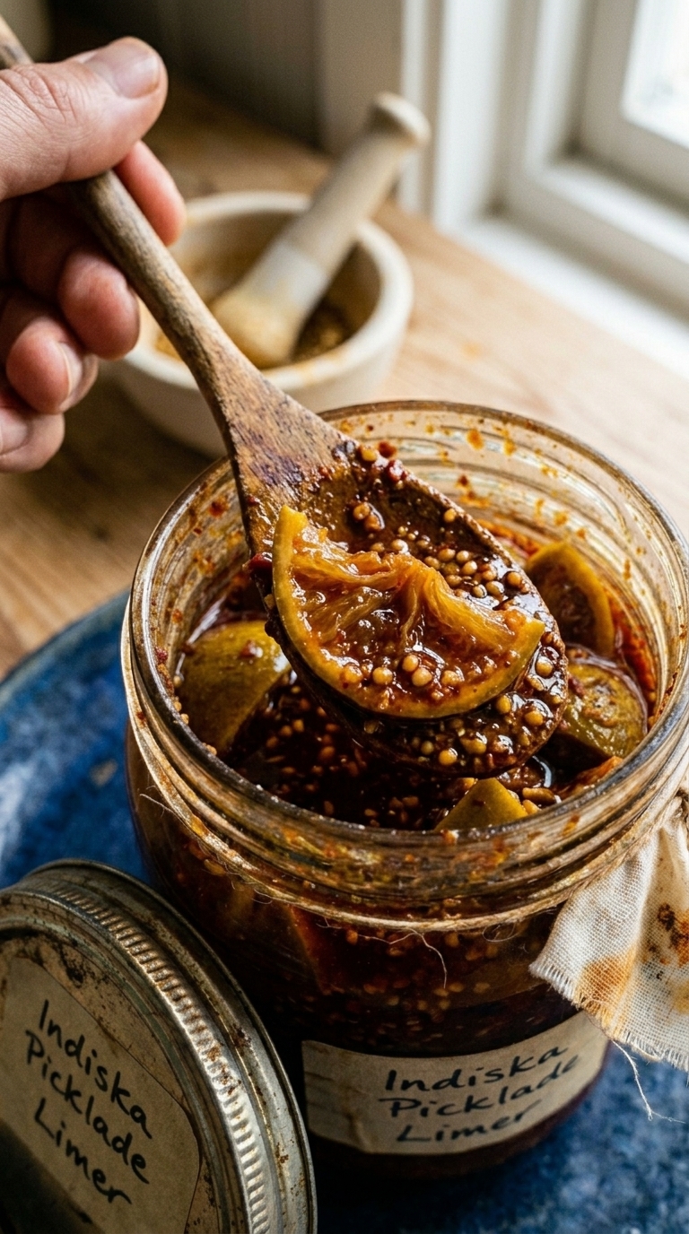 Indian-Style Pickled Limes