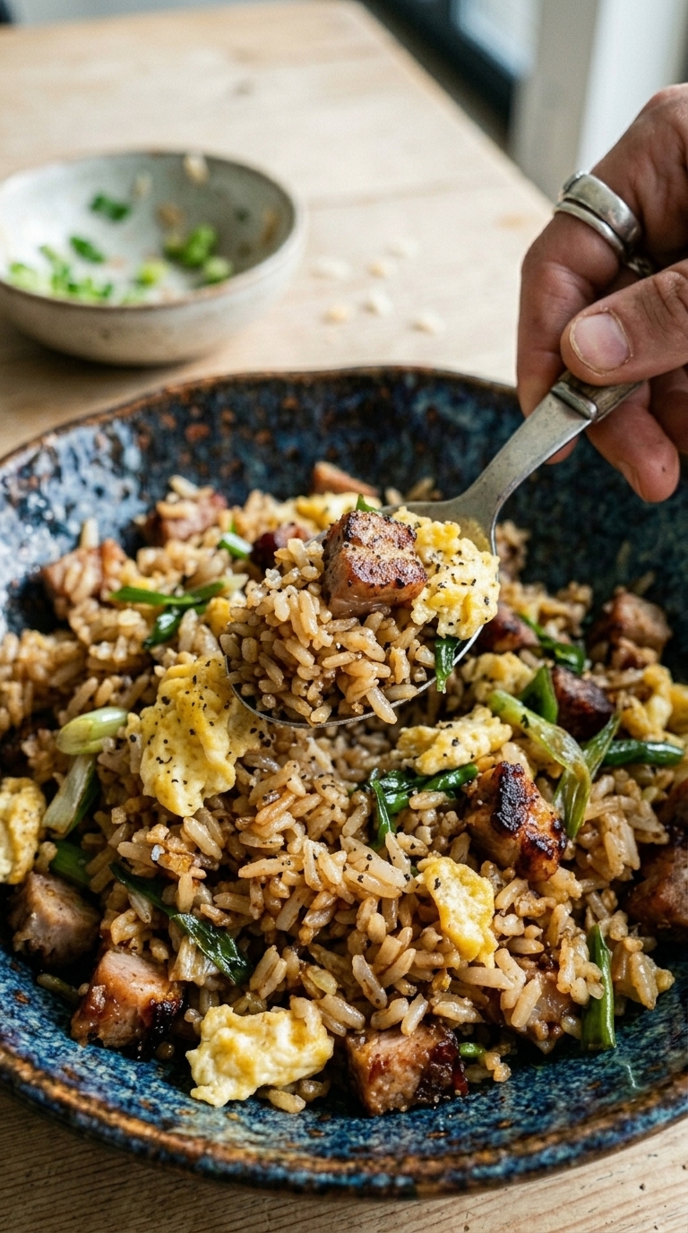 Pork Fried Rice {Cha Han}