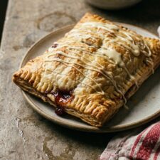 Cranberry Orange Hand Pies with Puff Pastry and Chocolate